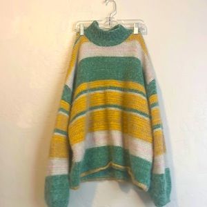 artsy knitted sweater from urban outfitters